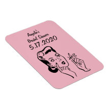 Brautparty-Erinnerung oder Keepake-Magnet