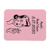 Brautparty-Erinnerung oder Keepake-Magnet Magnet (Horizontal)