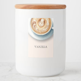 Brautparty-Etiketten für Kaffee-Bar Lebensmitteletikett