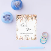 Brautparty eucalyptus Glitzer Haushalt vielen Dank Flyer (Einzeln)