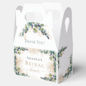 Brautparty eucalyptus Glitzer vielen Dank Geschenkschachtel (Geöffnet)