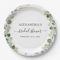 Brautparty Eucalyptus Greenery Boho Garden