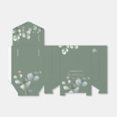 Brautparty Eucalyptus Script Minimalistisch Geschenkschachtel (Ungefaltet)