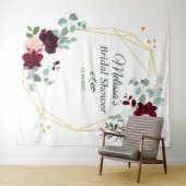 Brautparty Eukalyptus Foto Stand Hintergrund Wandteppich (Beispiel (Horizontal))