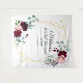 Brautparty Eukalyptus Foto Stand Hintergrund Wandteppich (Vorderseite (Horizontal))