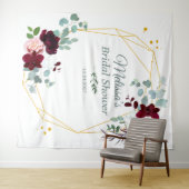 Brautparty Eukalyptus Foto Stand Hintergrund Wandteppich (Beispiel (Horizontal))