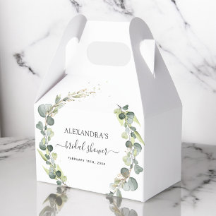 Brautparty Eukalyptus Grün Succulent Geschenkschachtel