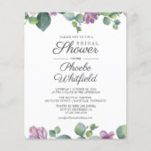 Brautparty Eukalyptus Grünpflanzen Sukkulent (Vorderseite)