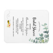 Brautparty-Eukalyptus-Hummel Magnet (Horizontal)