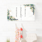 Brautparty-Eukalyptusgrün Banner (Insitu)