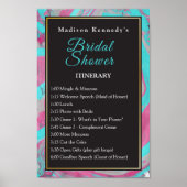 Brautparty Events Aquamarin Fab Fun Poster (Vorne)