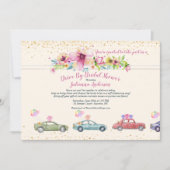 Brautparty-Fahrt durch Einladung (Vorderseite)