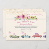 Brautparty-Fahrt durch Einladung (Vorne/Hinten)