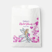 Brautparty Fairy Princess Pink Hearts Fashion P Geschenktütchen (Vorderseite)