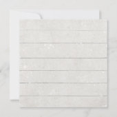 Brautparty Fall Floral Burgund White Pumpkin Einladung (Rückseite)