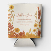 Brautparty "Fall in Liebe" Vielen Dank Dosenkühler (Vorderseite)