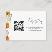 Brautparty Fall Pumkin Begleitkarte (Vorderseite)