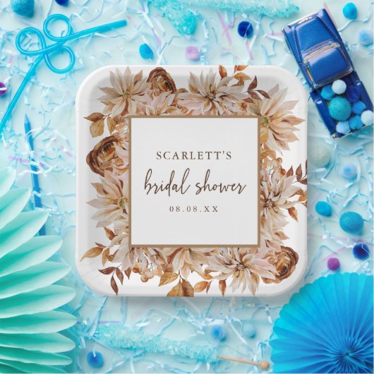 Brautparty-Fallpapierplatte Pappteller (Party)