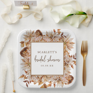 Brautparty-Fallpapierplatte Pappteller