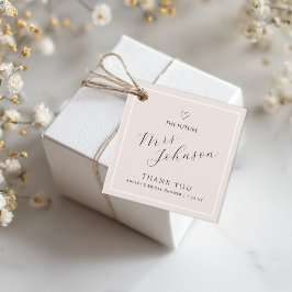 Brautparty Favor Tag | Die Zukunft Frau Vielen Dan Geschenkanhänger