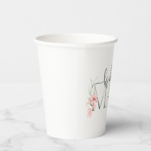 Brautparty-Favoriten & Bridesmaid-Papiergruppen Pappbecher (Rechts)