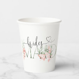 Brautparty-Favoriten & Bridesmaid-Papiergruppen Pappbecher