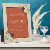 Brautparty-Favoriten für Herbst-Rose Fotoplatte (Seite)