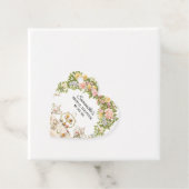 Brautparty Favoriten für herzenförmige Tee-Party Geschenkanhänger (Beispiel)