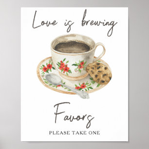 Brautparty-Favoriten für Kaffee, bitte nehmen Sie Poster