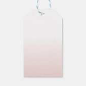 Brautparty Favoriten für Wasserfarben Rosa Eiscrem Geschenkanhänger (Rückseite)