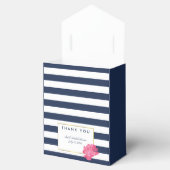 Brautparty Fevor Boxes | Marine Strips & Peony Geschenkschachtel (Geöffnet)