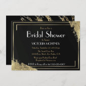 Brautparty Flapper Great Gatsby Harlem Nights Einladung (Vorne/Hinten)