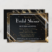 Brautparty Flapper Great Gatsby Harlem Nights Einladung (Vorne/Hinten)