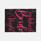 Brautparty Fleecedecke (Vorderseite (Horizontal))