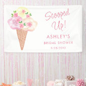 Brautparty floral banner