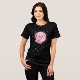Brautparty Floral Black Tshirts Girl Bestie