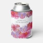 Brautparty Floral Dosenkühler (Kanne Rückseite)