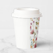 Brautparty Floral Pappbecher (Rechts)