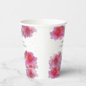 Brautparty Floral Pappbecher (Rechts)