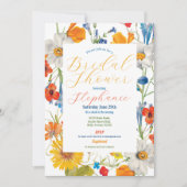 Brautparty Floral Summer Junggeselinnen-Abschied Einladung (Vorderseite)