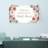 Brautparty Floral Watercolor Banner (Messeveranstaltung)