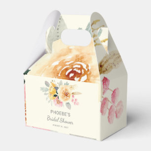 Brautparty Florale Moderne Botanik Geschenkschachtel