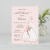 Brautparty Folieneinladung (Stehend vorne)