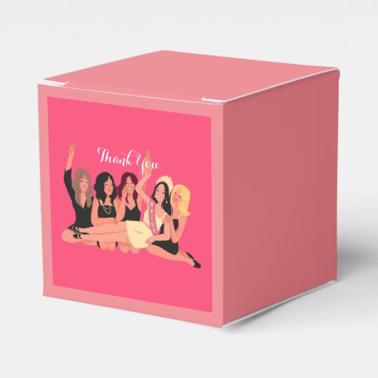 BRAUTPARTY-FÖRDERFELDER GESCHENKSCHACHTEL (Vorderseite)