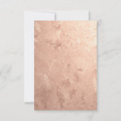 Brautparty Foto Floral Birthday Blue Peach Einladung (Rückseite)