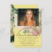 Brautparty Foto Floral Graduatio N Party Einladung (Vorne/Hinten)