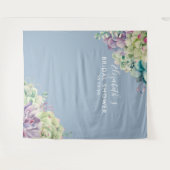 Brautparty Foto Hintergrund Aquarellfarben Wandteppich (Vorderseite (Horizontal))