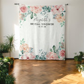 Brautparty Foto Hintergrund Wasserfarben Blume Wandteppich