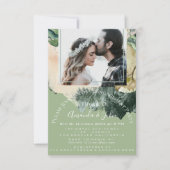 Brautparty-Foto-Minze für Teilnehmer Einladung (Vorderseite)