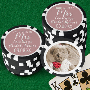 Brautparty Frau Foto Poker Chips